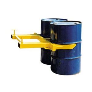 Dual Forklift Drum Grabber